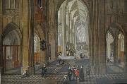 View of the interior of a church Pieter Neefs